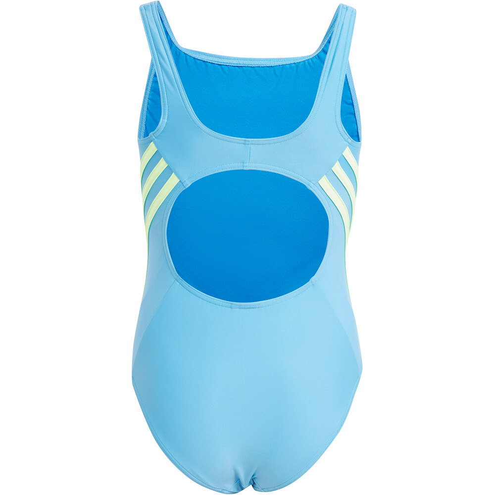 adidas bañador natación niña 3S SWIMSUIT vista trasera