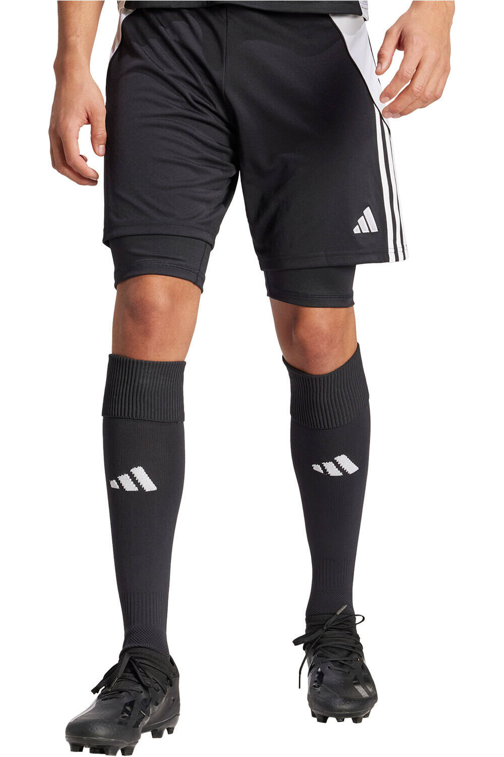 Tiro 24 pantalones cortos futbol Negro (XXXL)