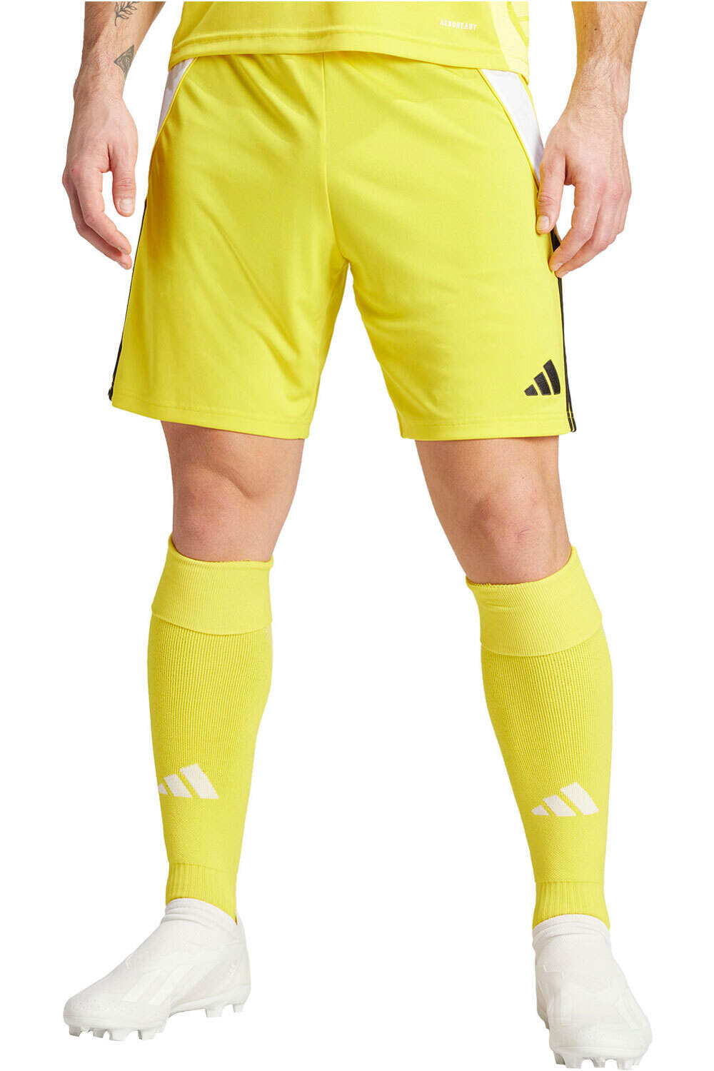 Tiro24 pantalones cortos futbol Amarillo (L)