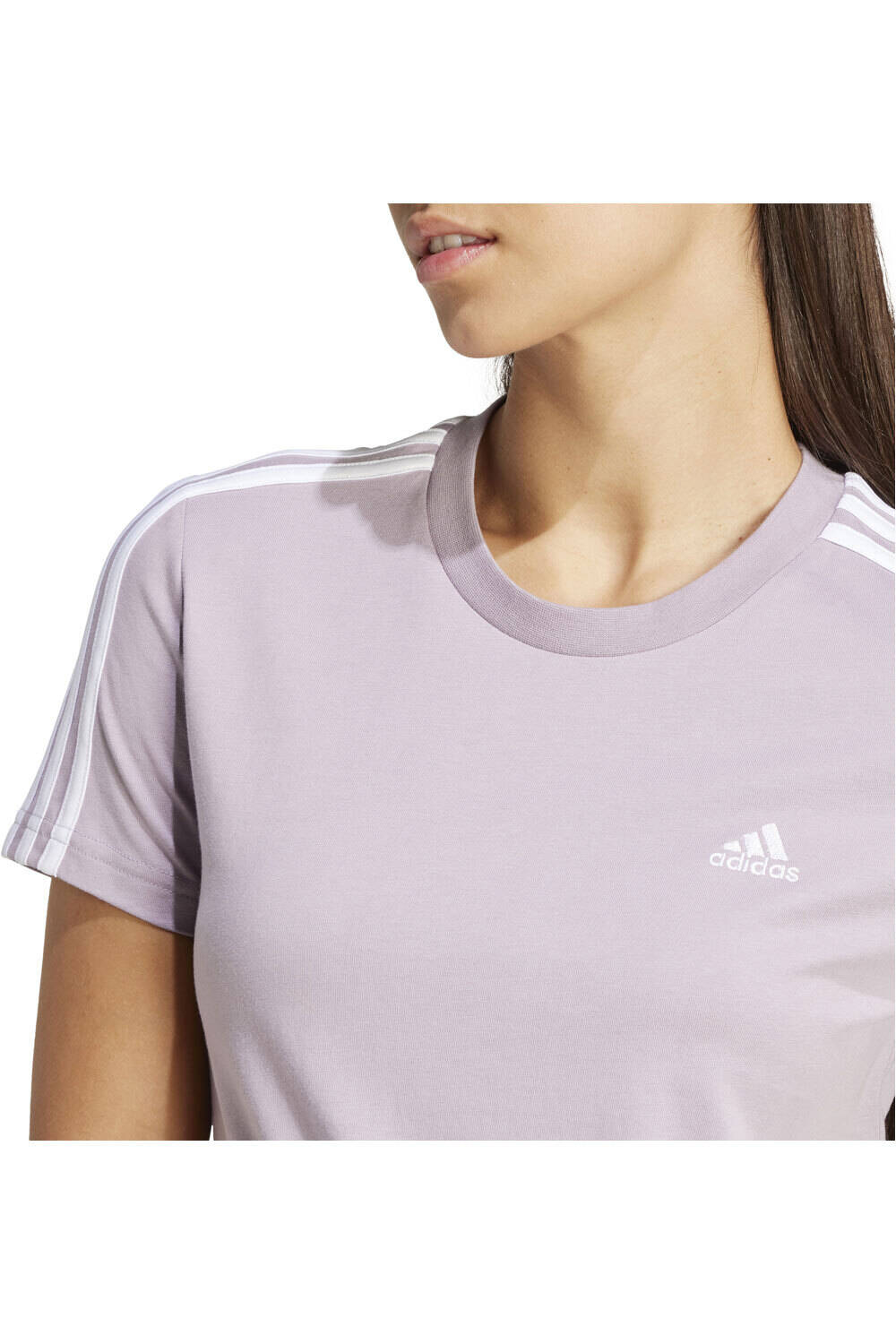 adidas camiseta manga corta mujer W 3S T vista detalle