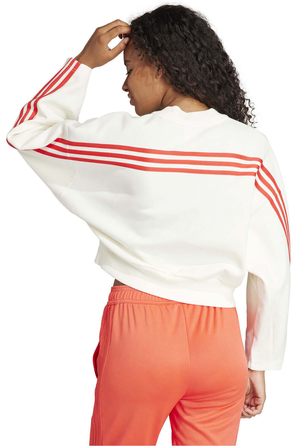 adidas sudadera mujer W FI 3S SWT vista trasera