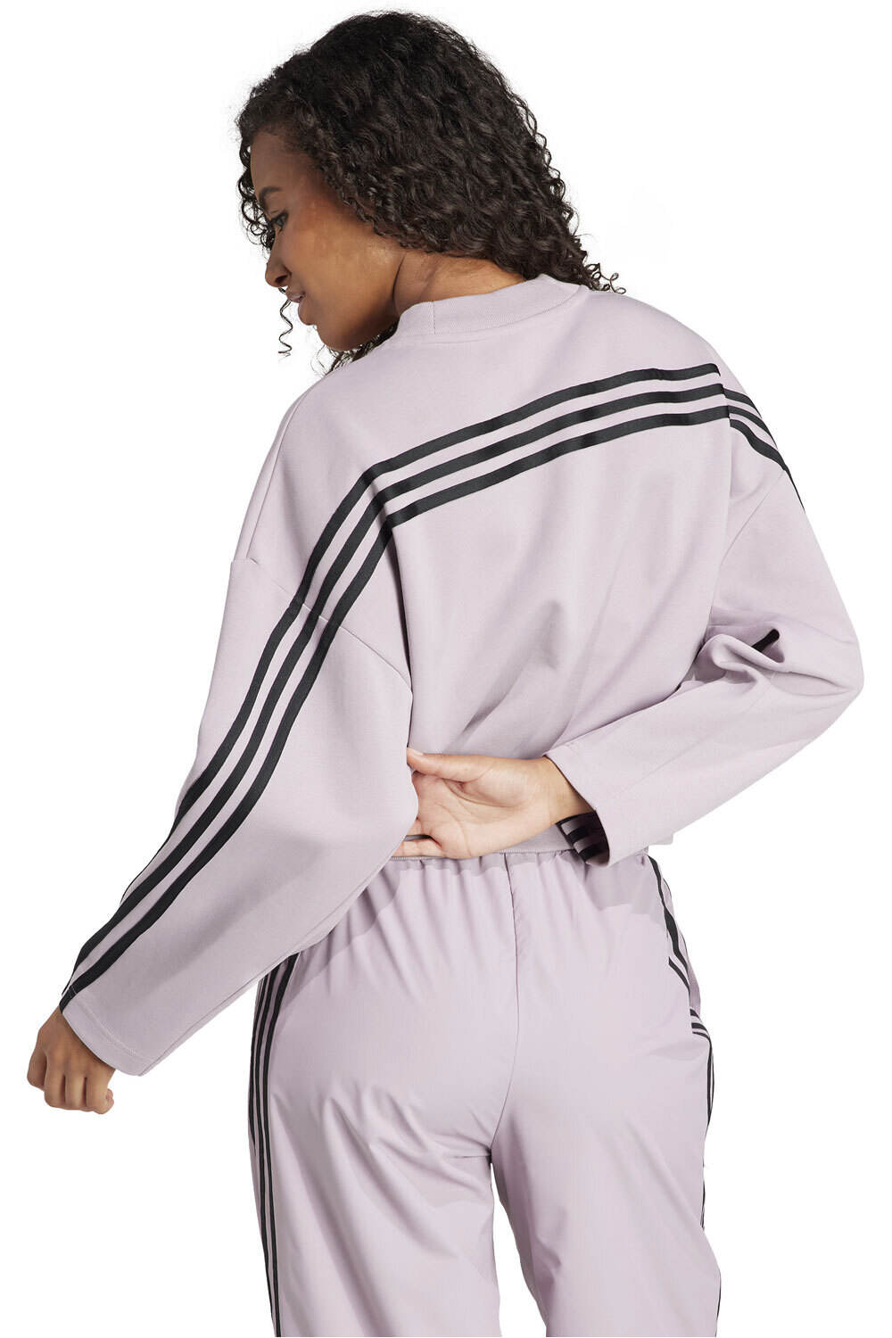 adidas sudadera mujer W FI 3S SWT vista trasera