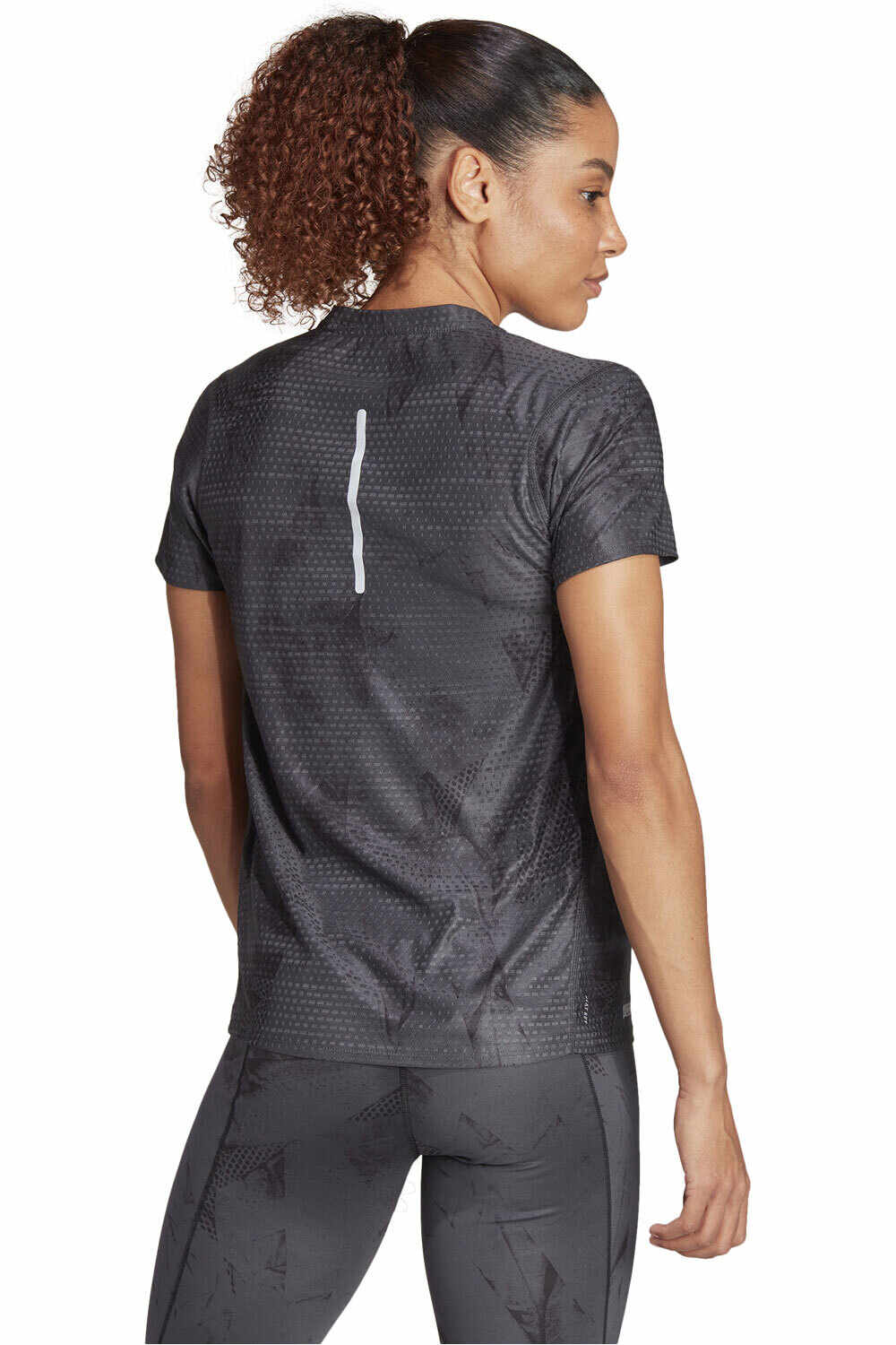 adidas camiseta entrenamiento manga corta mujer ULTAOP HR TEE vista trasera