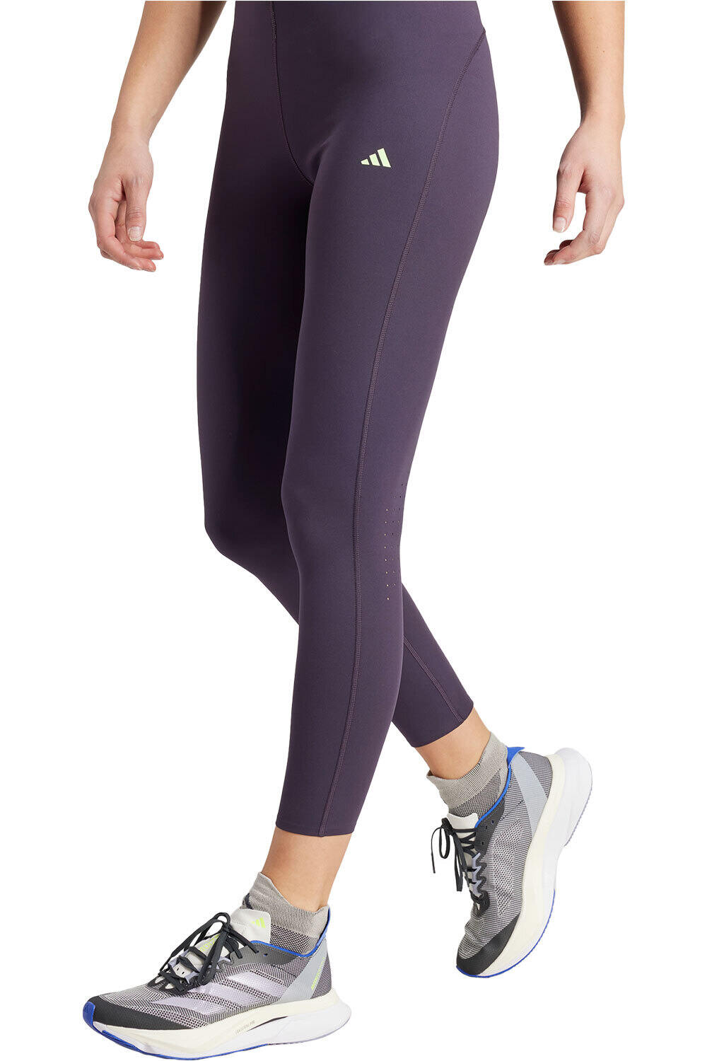 adidas malla larga running mujer Adizero 7/8 L vista trasera