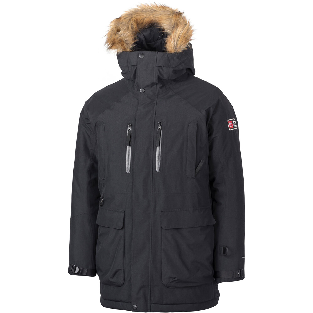 Nova terra chaquetas hombre Negro (XL)