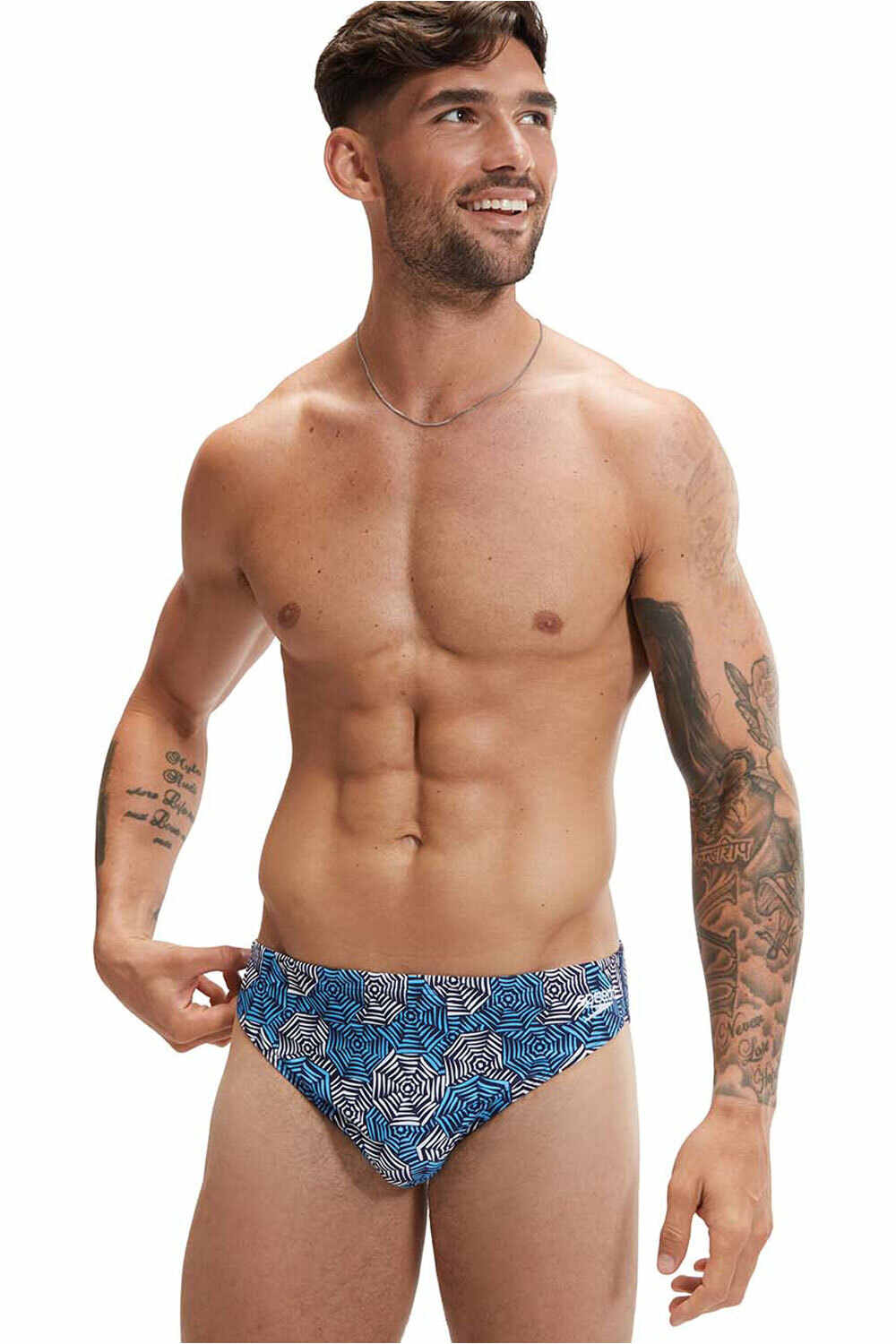 Escape 5cm bañador natación hombre Azul (42)
