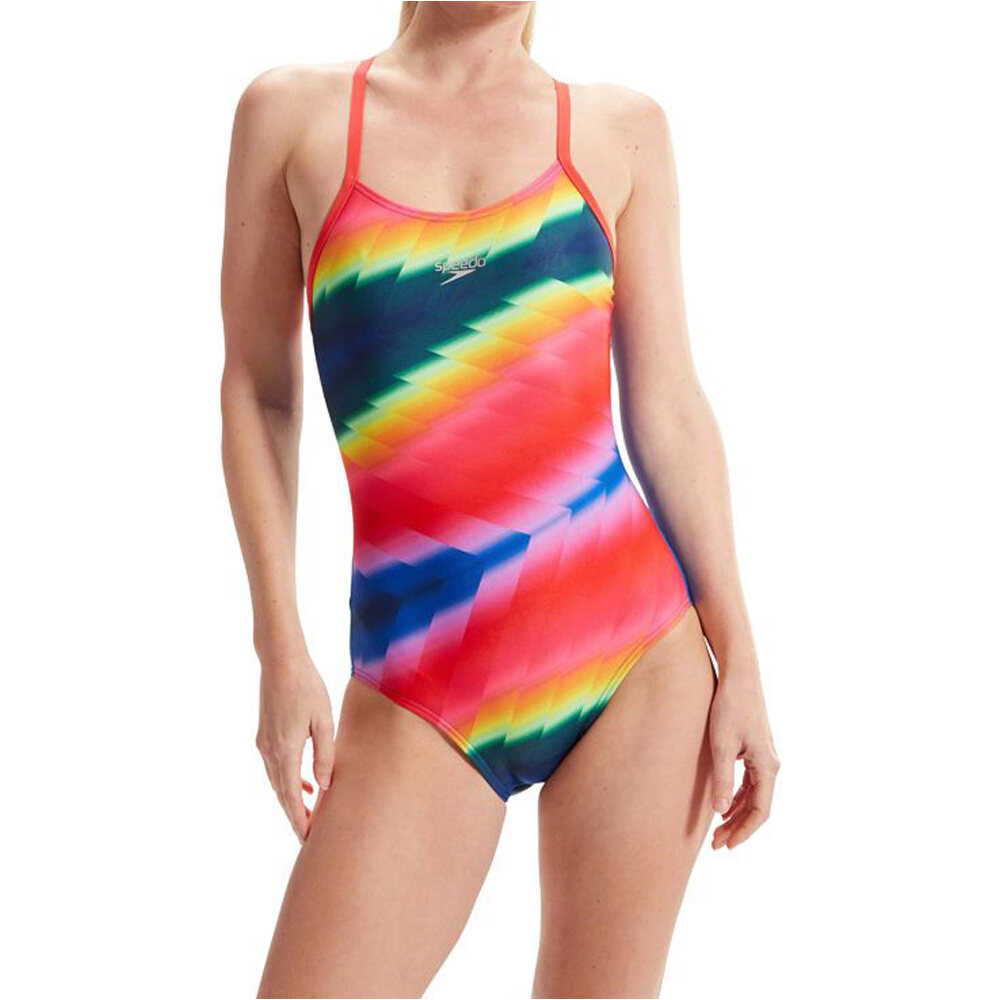 Speedo allover fixed bañador natación mujer