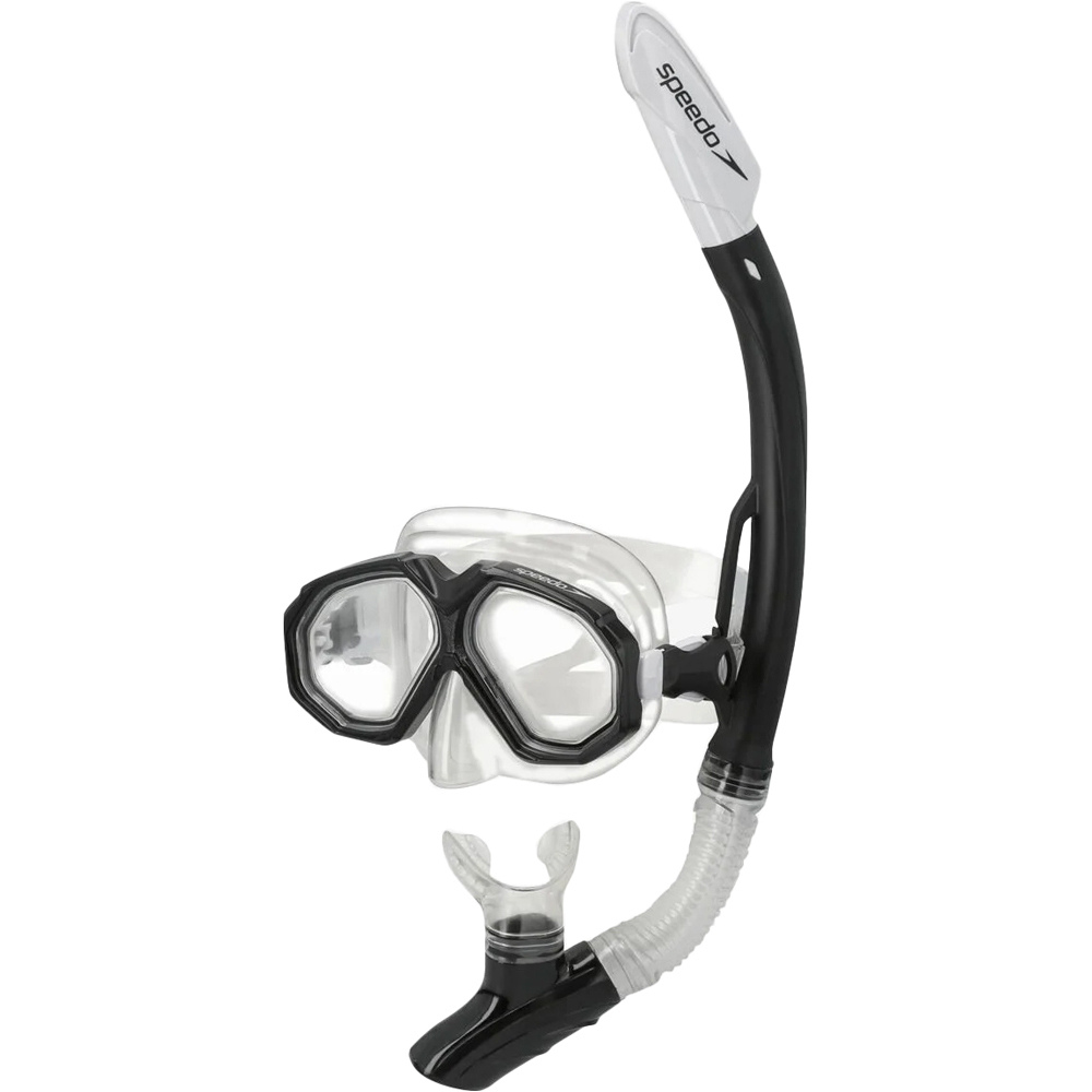 Speedo leisure adult dual lenses and snorkel combo kit gafas y tubo snorkel