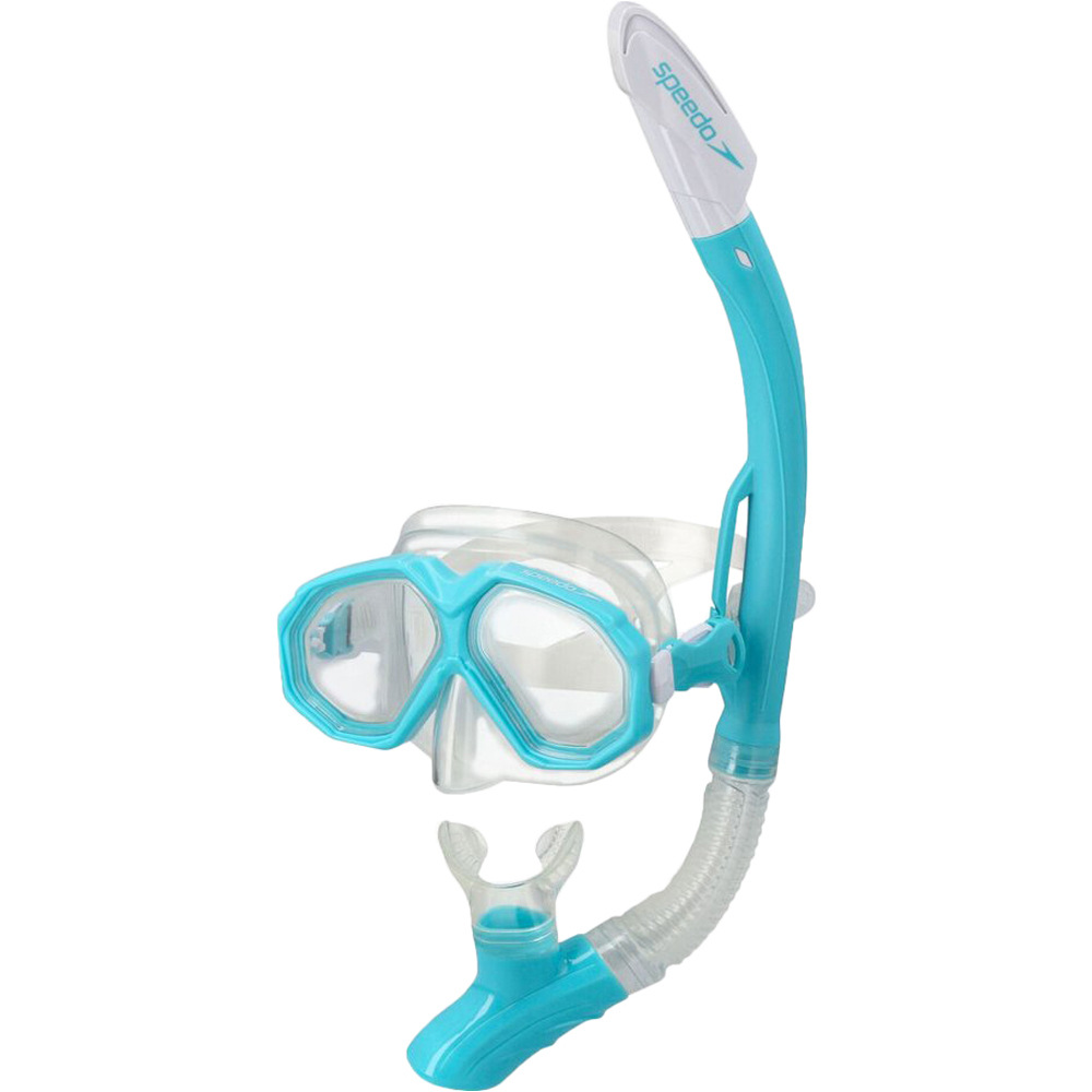 Speedo leisure adult dual lenses and snorkel combo kit gafas y tubo snorkel