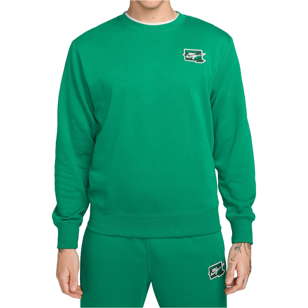 Nike club sudadera hombre Verde (L)
