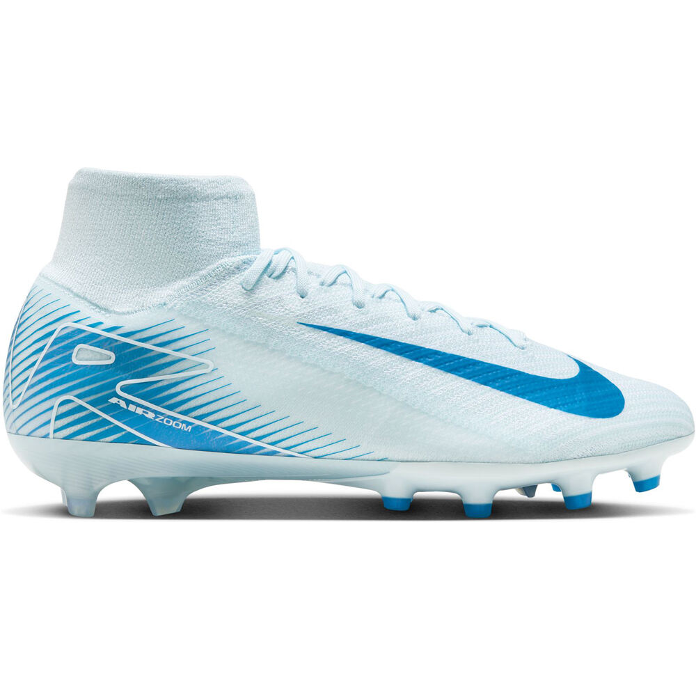 Mercurial superfly 10 elite ag-pro botas de futbol cesped artificial Gris (40)