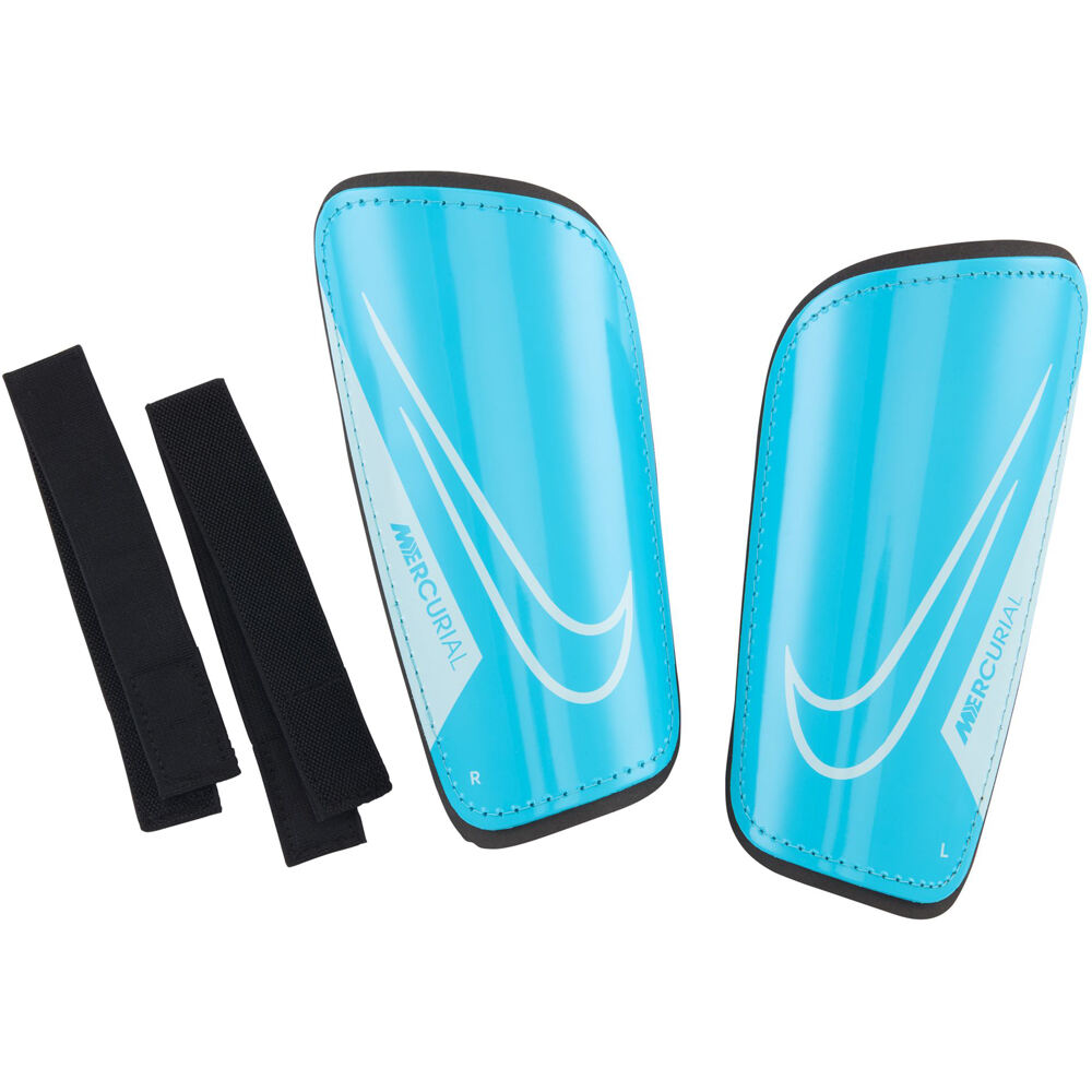 Mercurial hardshell espinilleras Azul (L)