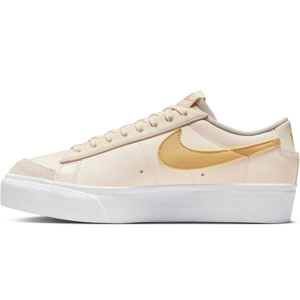 Nike zapatilla moda mujer W BLAZER LOW PLATFORM lateral interior