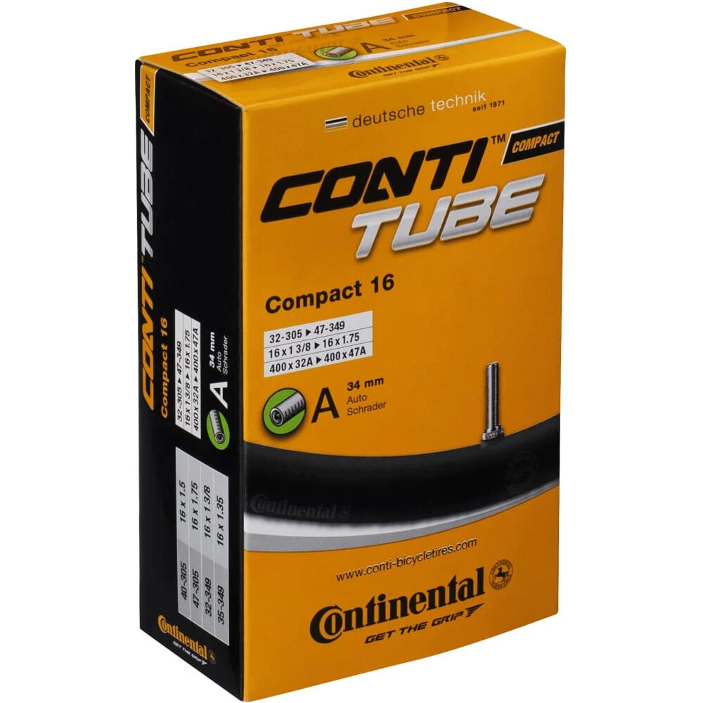 Continental Compact 10/11/12x1/2x175-25 sv34mm cámara bicicleta carretera