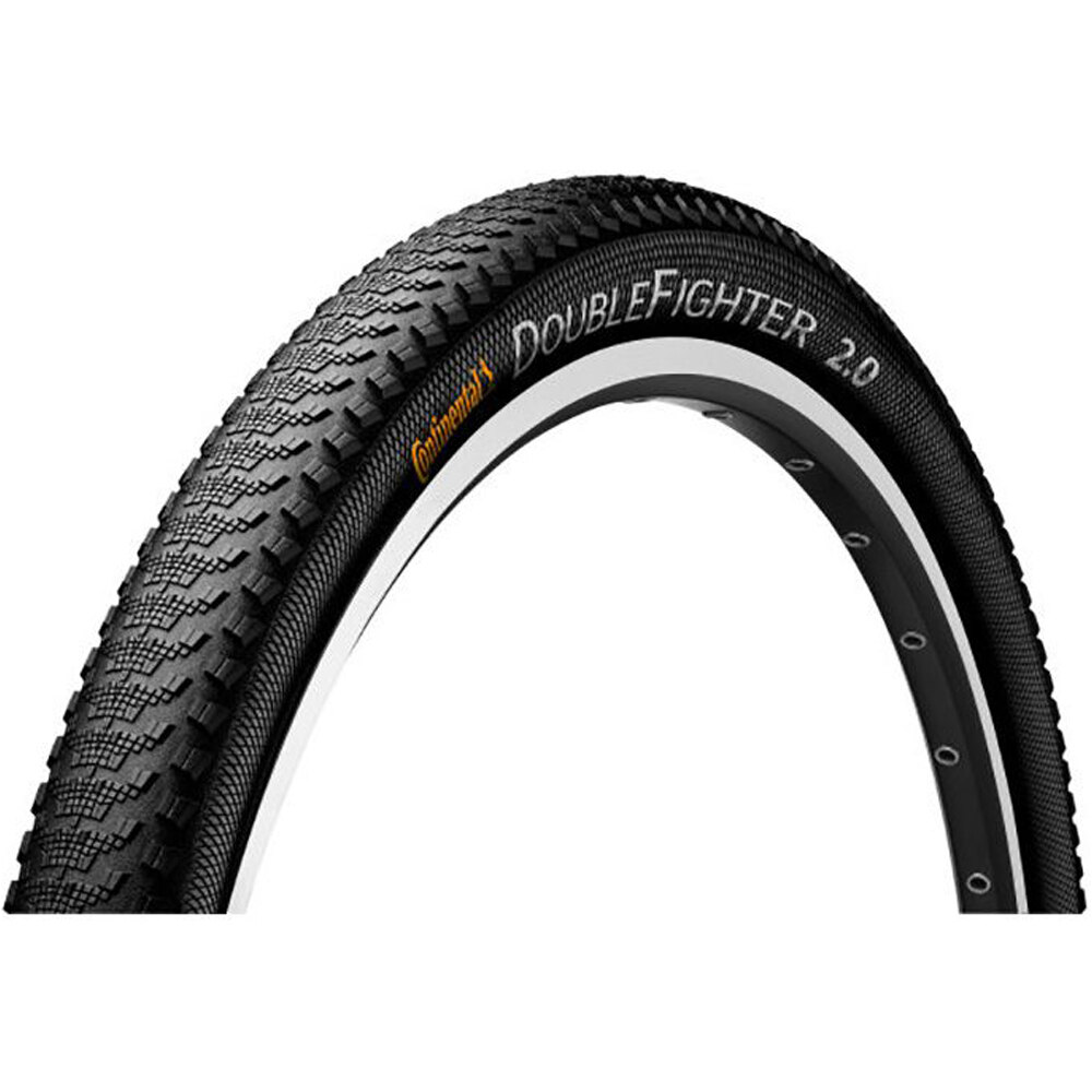 Cubierta de MTB Continental double fighter iii 26x190 rig refle