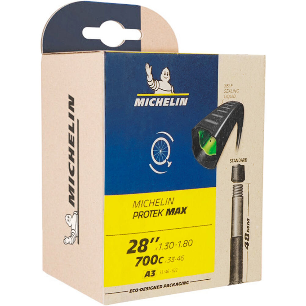 Bicicleta de paseo Michelin protek max 28x130-175 fv 48mm cámara