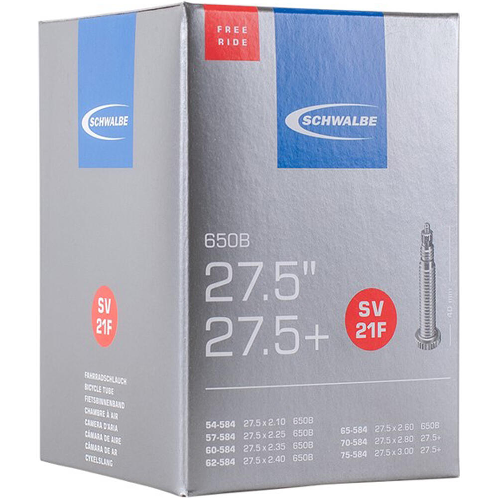 Schwalbe 275x210-300 freeride fv 40 mm cámara bicicleta mtb