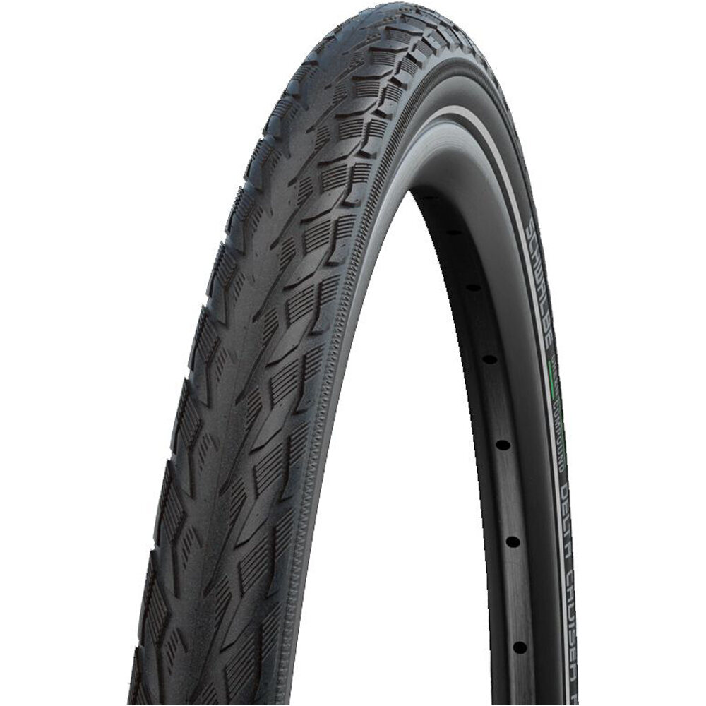 Bicicleta de paseo Schwalbe delta cruiser plus 26x1 3/8 hs431 active cubiertas