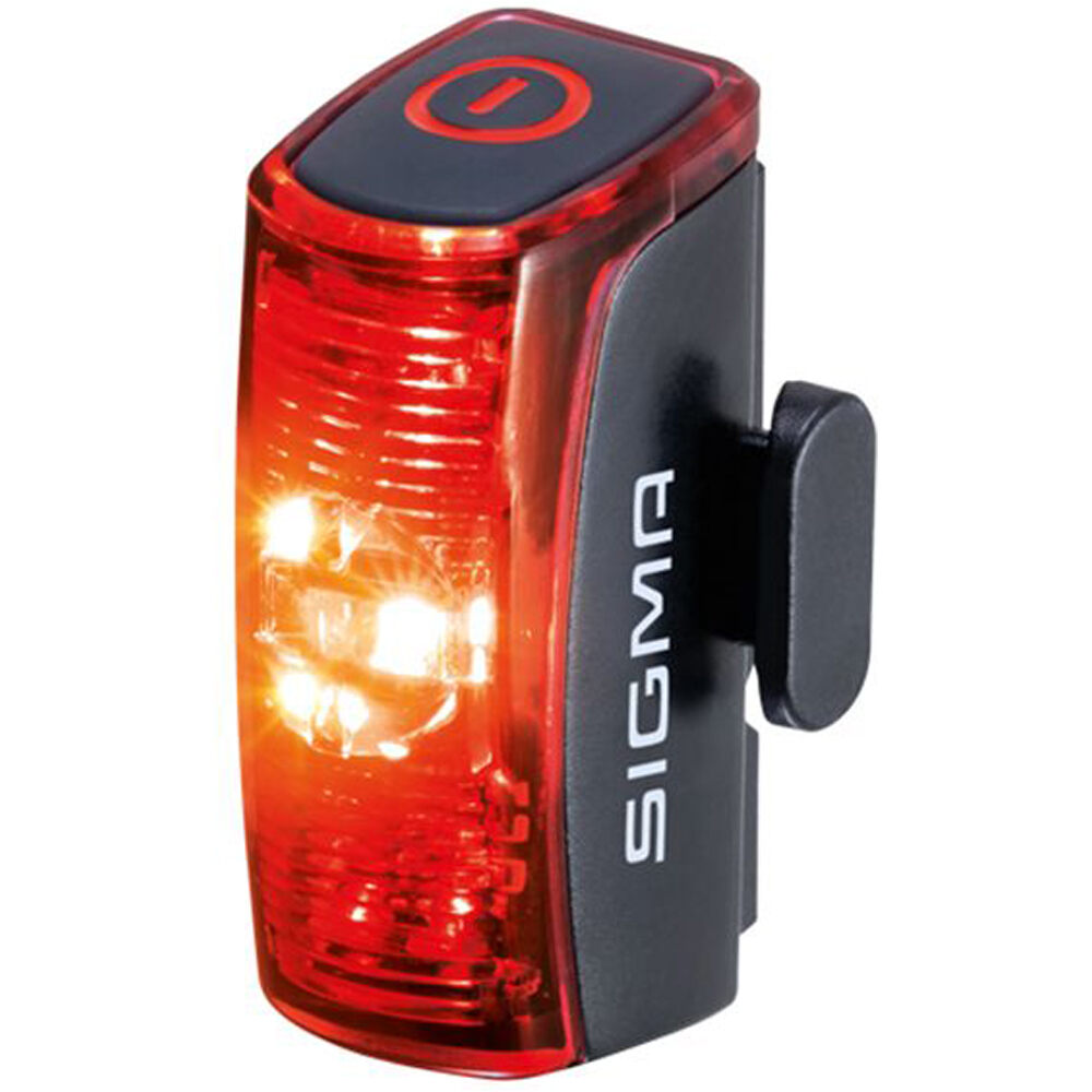 Infinity usb luz trasera bicicleta Negro (UNICA)