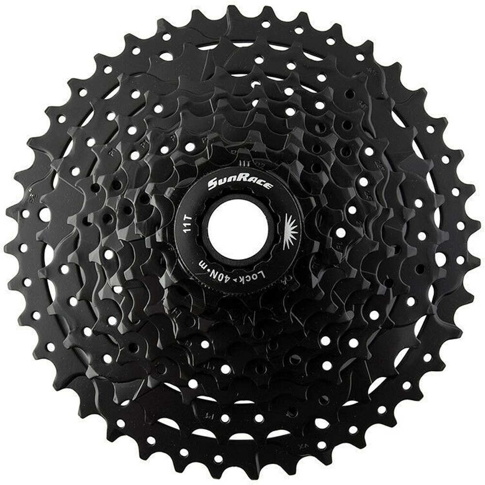 Cassesunrace csm980 mtb 9v11-40 cassette mtb Negro (UNICA)