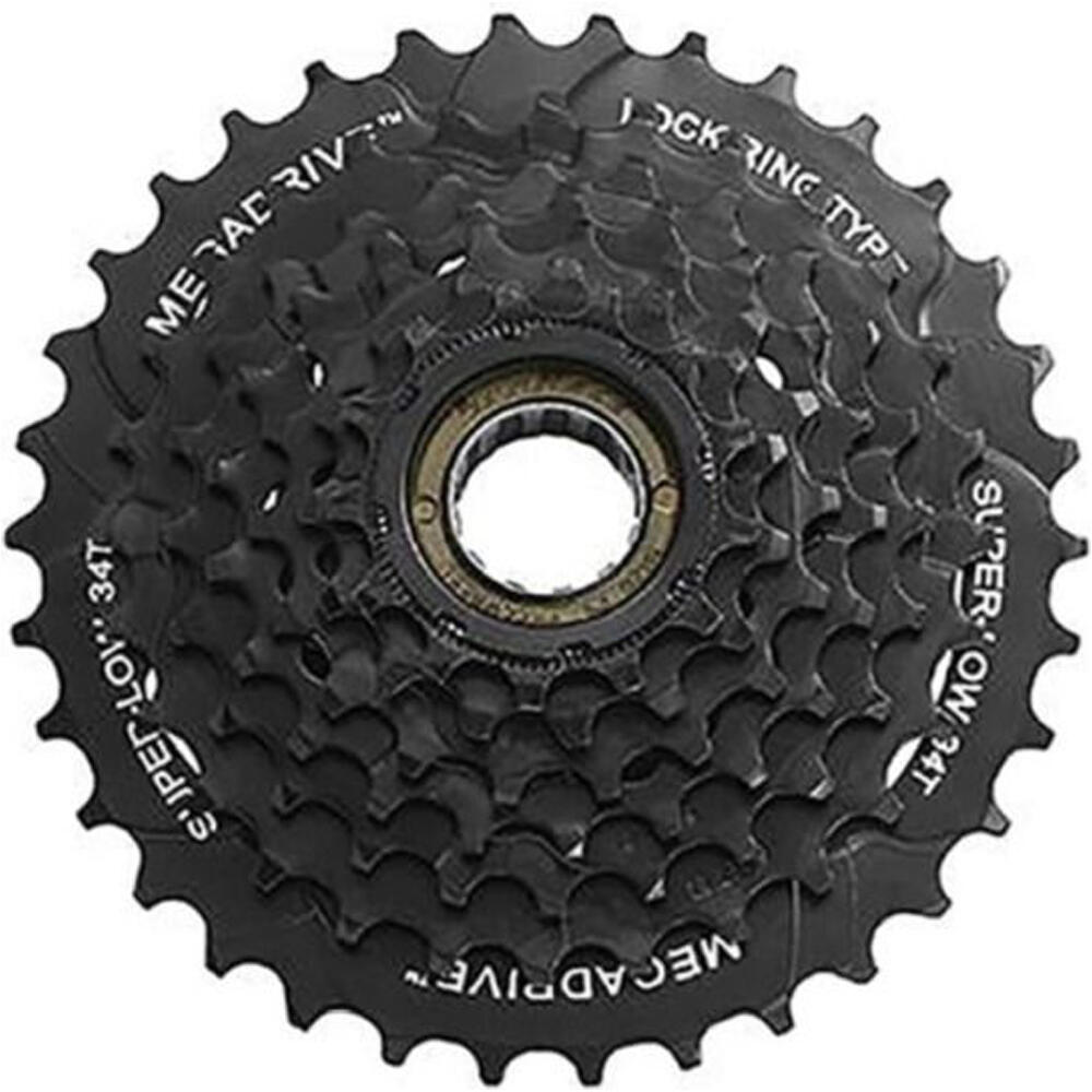 Pinon mfm300 7 velocidades 14-34 piñon mtb Negro (UNICA)