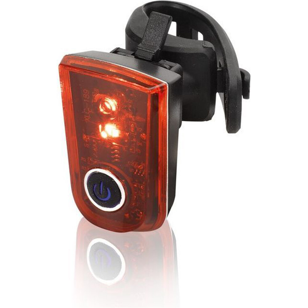 Xlc luz trasera bicicleta CL-R23 LUZ TRS LED A BAT.SIRIUS B 2 LEDS vista frontal