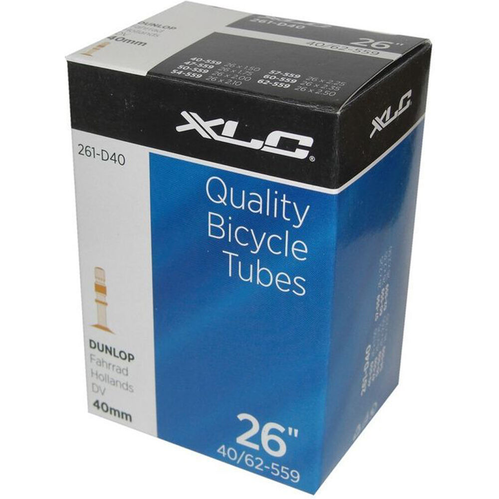 Xlc 26x150-250 dunlop 40 mm 40/62-559 cámara bicicleta mtb