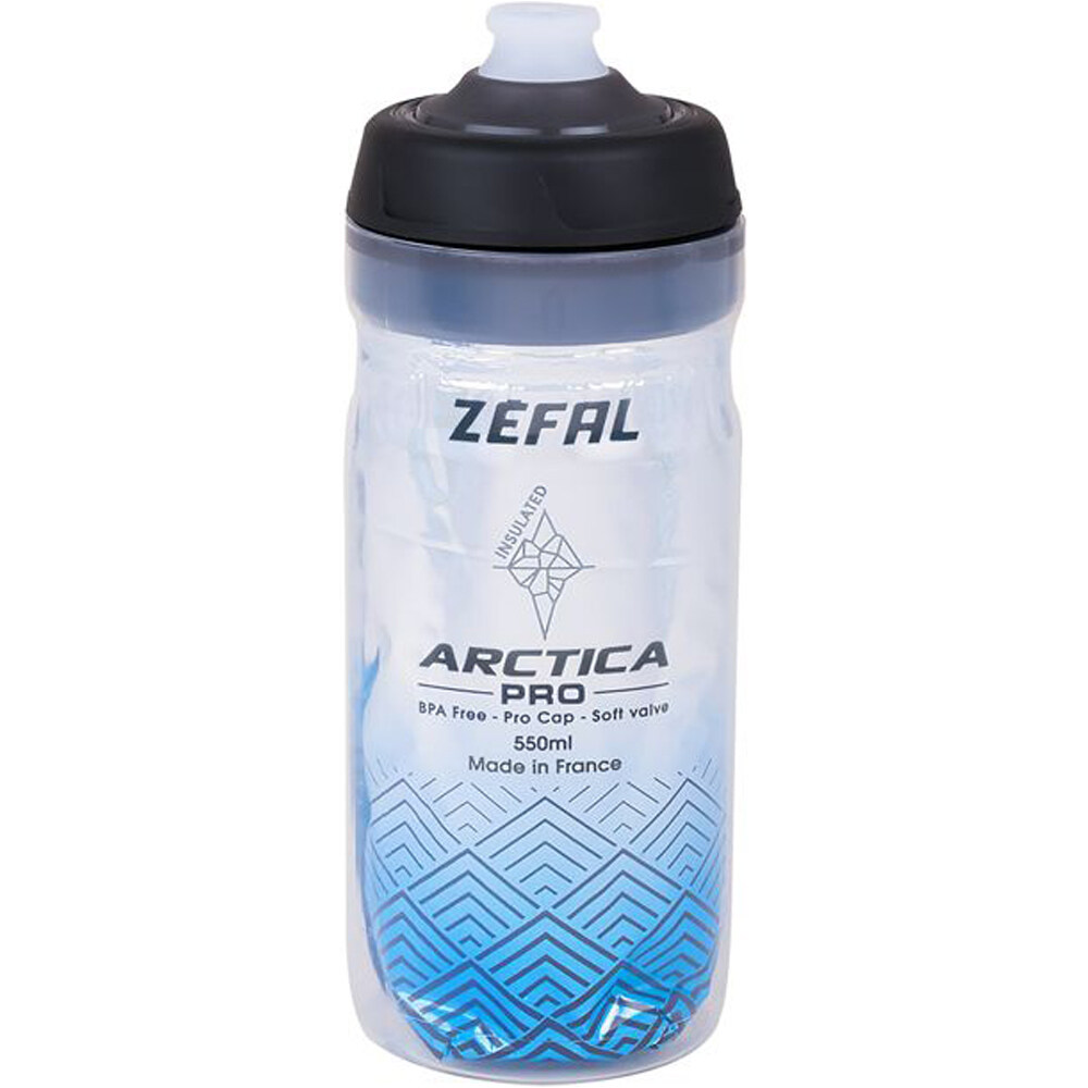 Zefal bidones ciclismo BIDON ISOTERMICO ARCTICA PRO 55 550 ml vista frontal