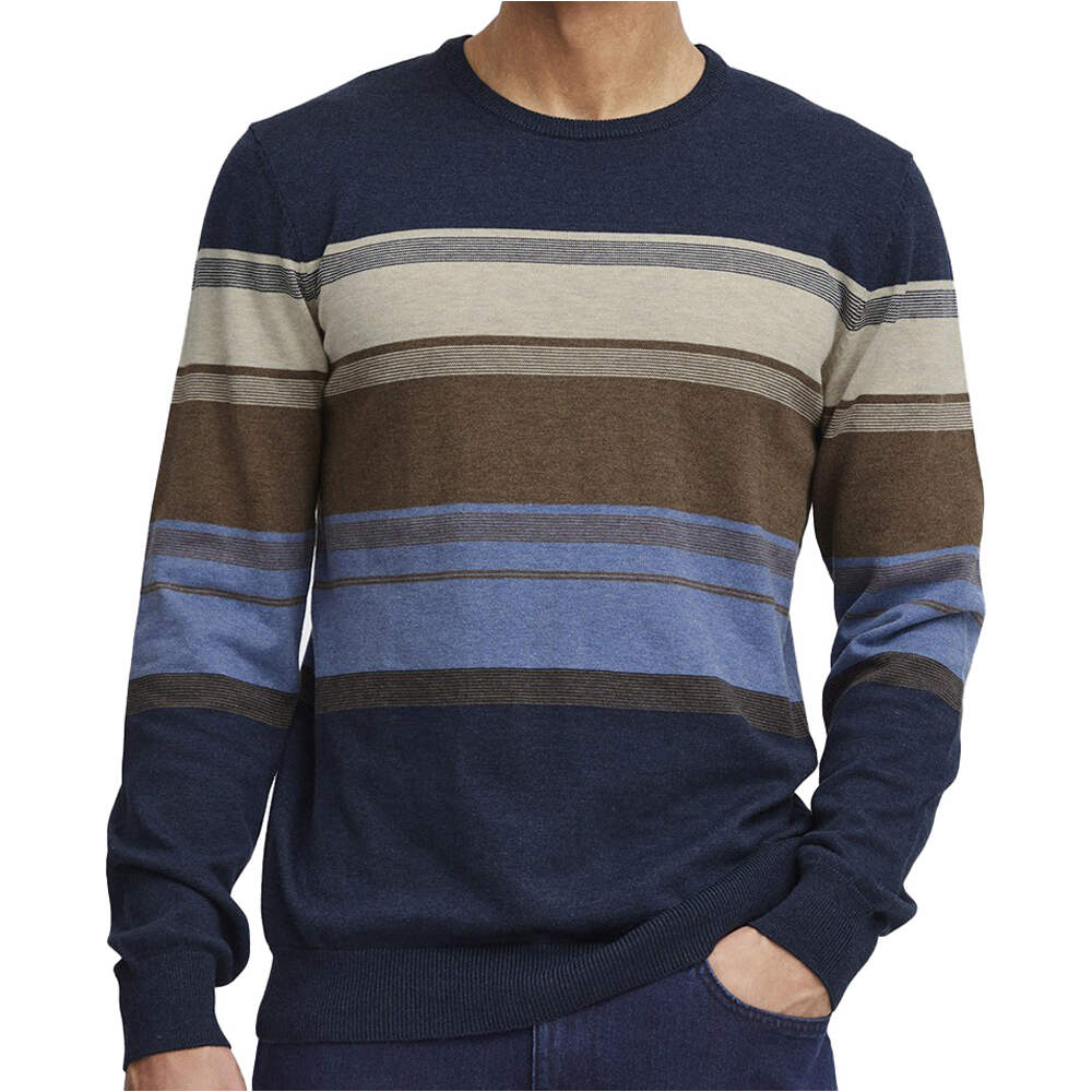 Blend blocks jersey hombre Marino