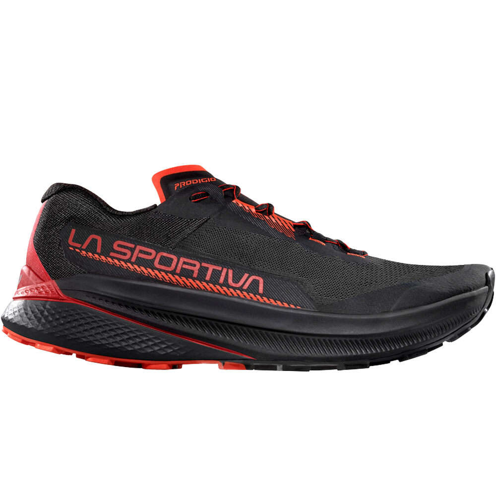 Prodigio zapatillas trail hombre Negro (42,5)