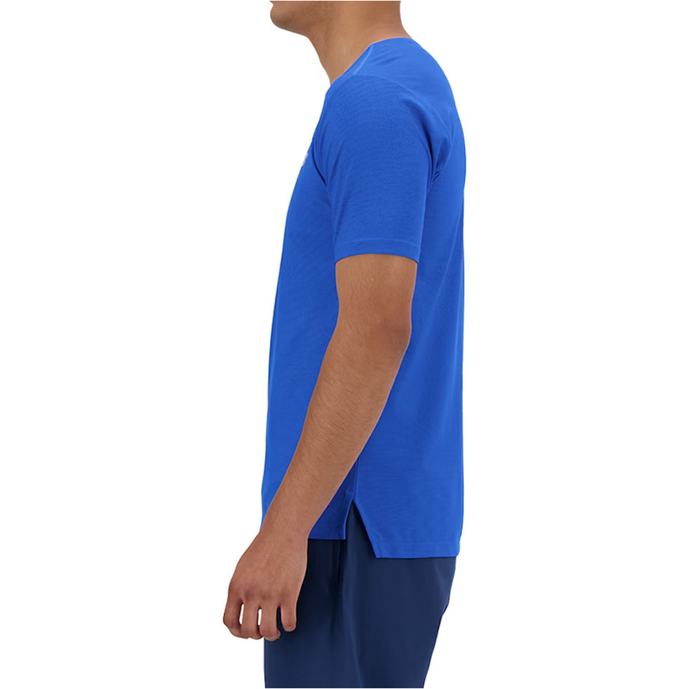 New Balance camiseta técnica manga corta hombre NB Athletics Jacquard T-Shirt vista detalle