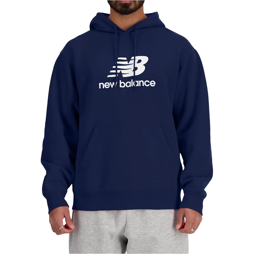 New Balance sudadera hombre Sport Essentials French Terry Logo Hoodie vista frontal