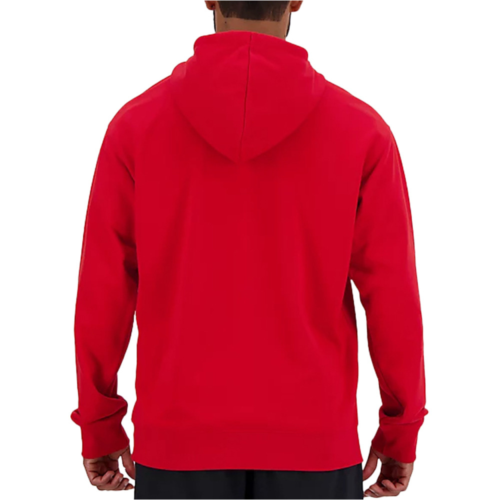 New Balance sudadera hombre Sport Essentials French Terry Logo Hoodie vista trasera