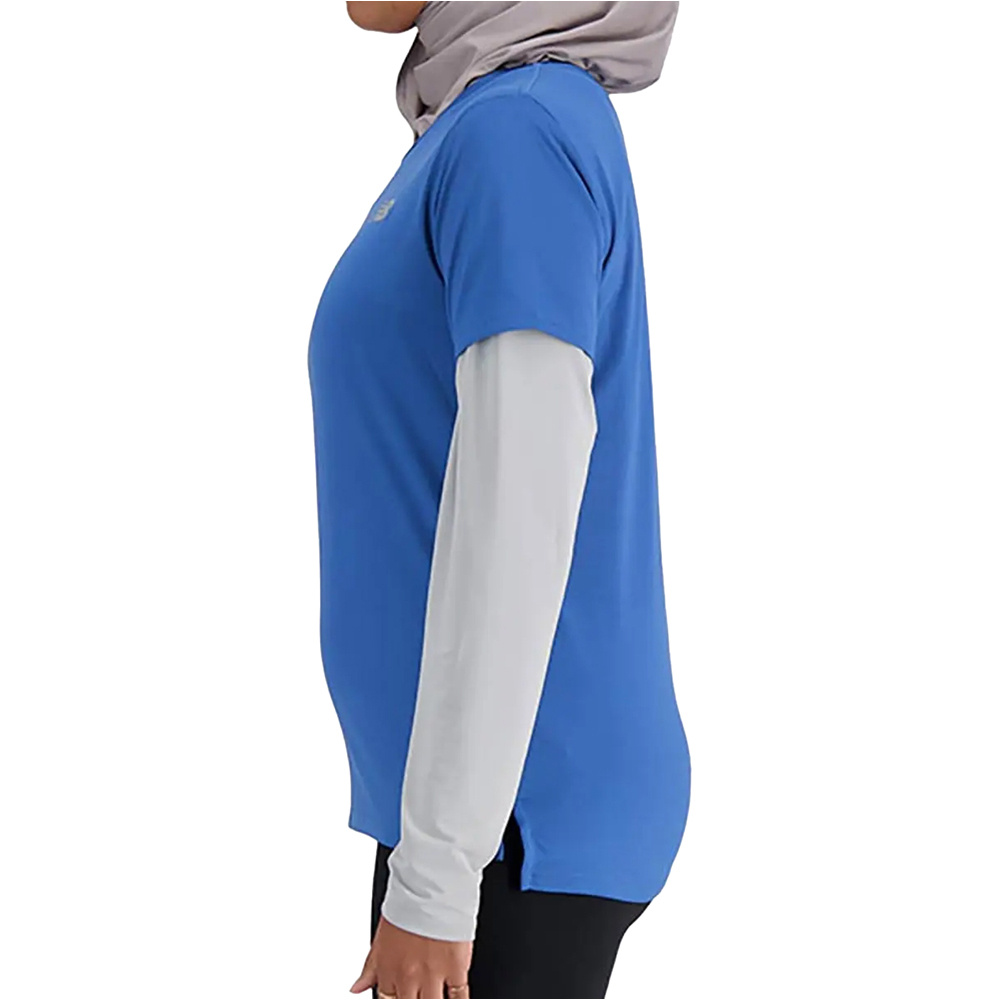 New Balance camiseta entrenamiento manga corta mujer New Balance Short Sleeve vista detalle