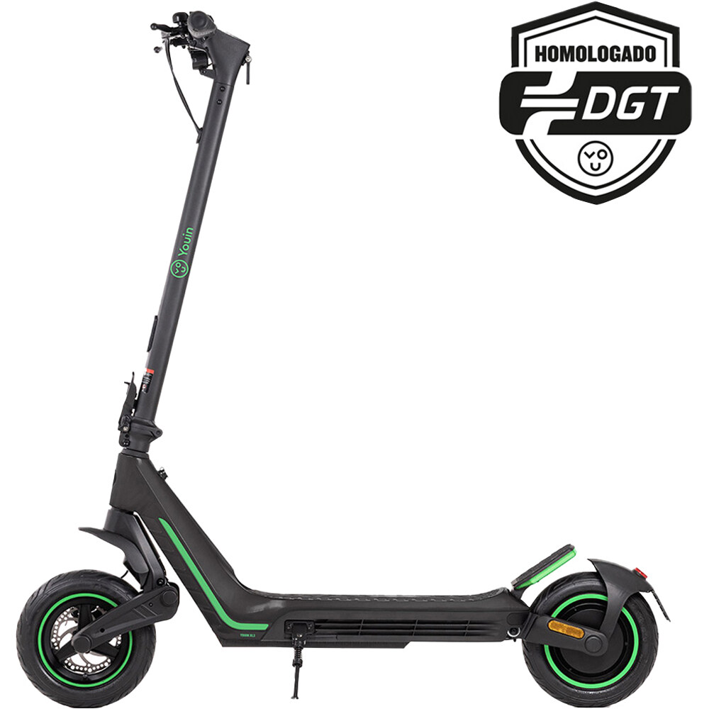 Youin patinetes eléctricos Urban XL3 Doble Suspensin Rueda 10 vista trasera