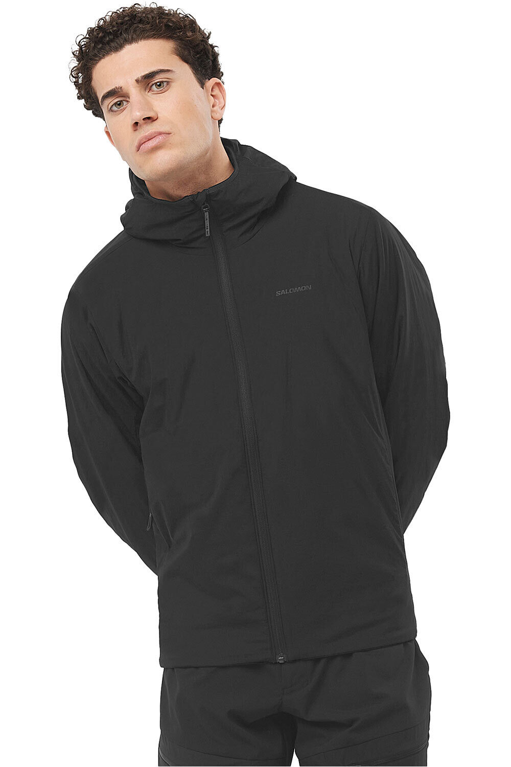 Mountain flex chaqueta outdoor hombre Negro (M)