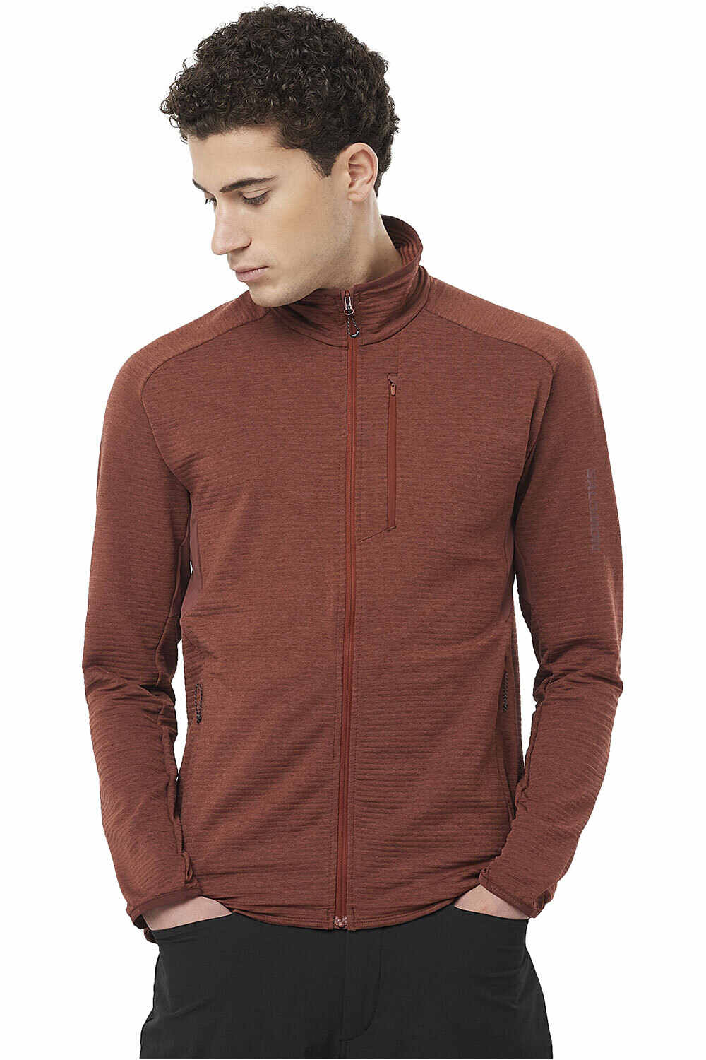 Salomon essential ltwarm forro polar hombre