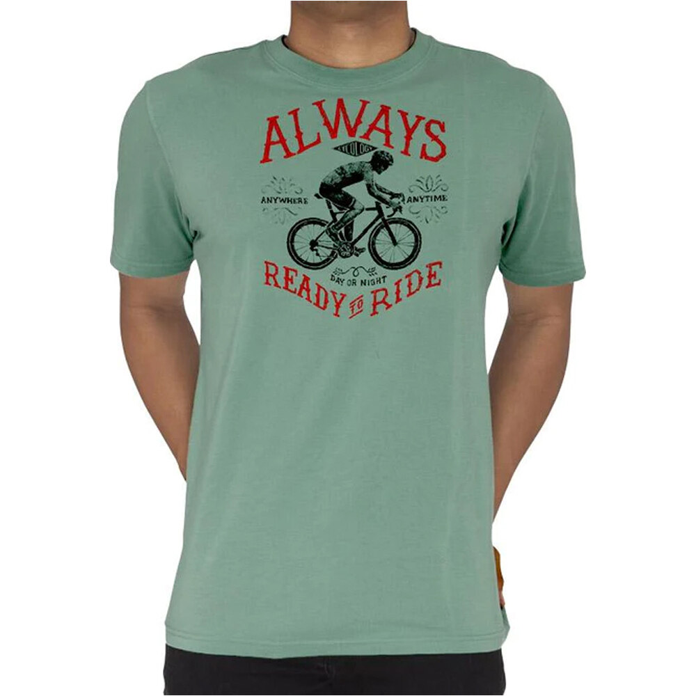 Cycology camiseta ciclismo hombre Always Ready to Ride Men's Tshirt vista frontal