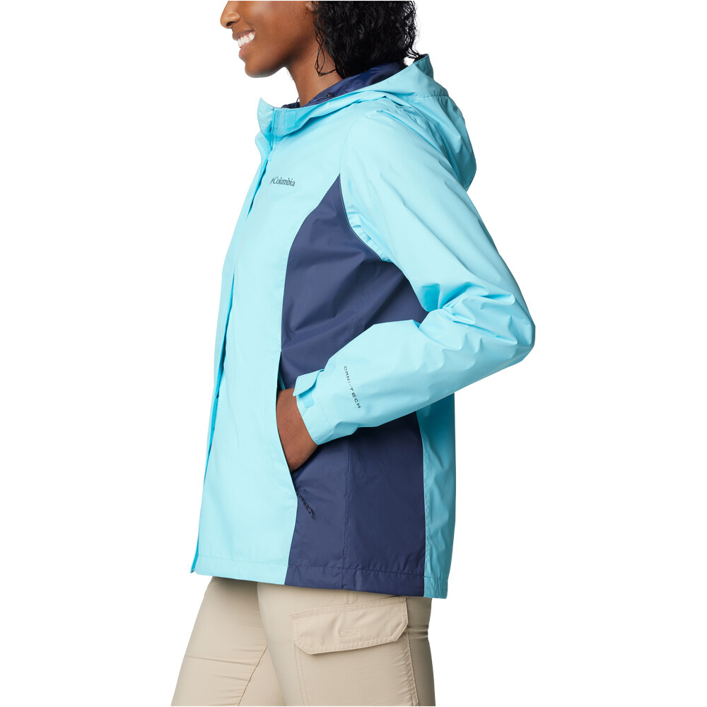 Columbia chaqueta impermeable mujer Arcadia II Jacket vista detalle