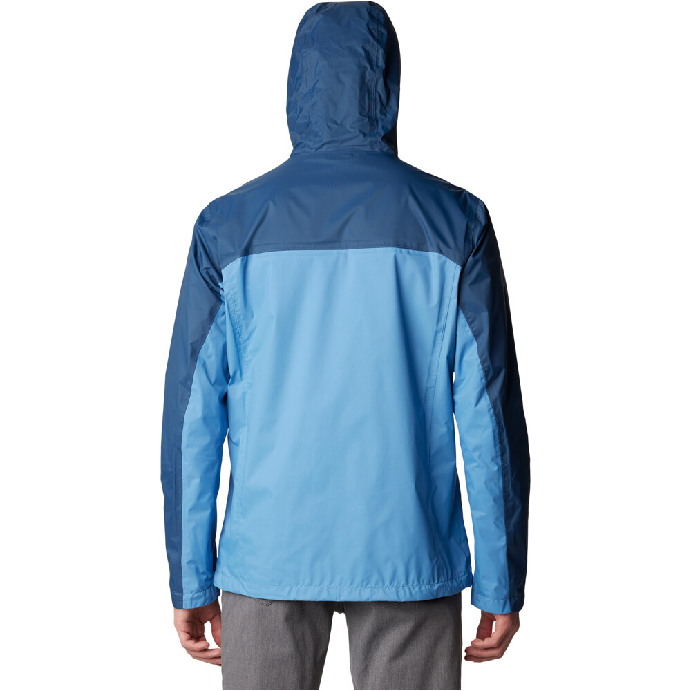 Columbia chaqueta impermeable hombre Pouring Adventure II Jacket vista trasera