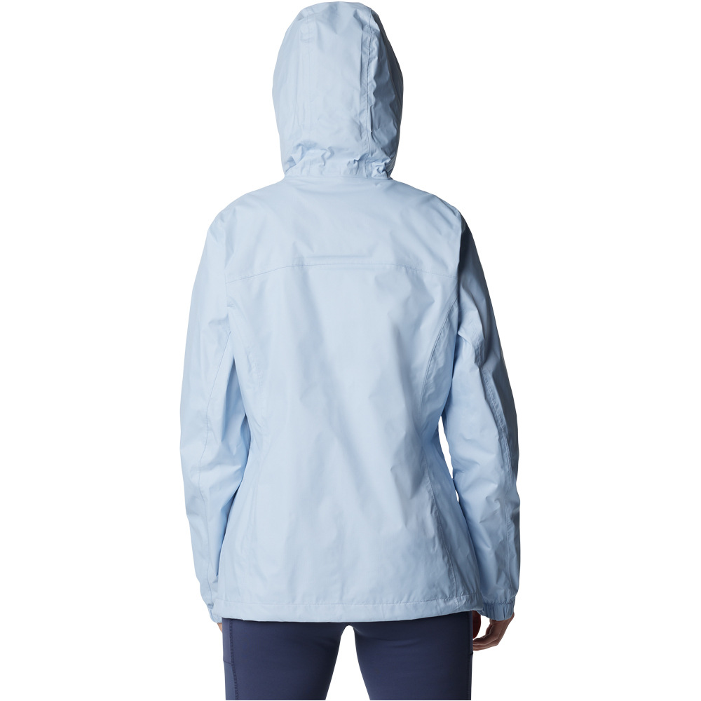 Columbia chaqueta impermeable mujer Pouring Adventure II Jacket vista trasera