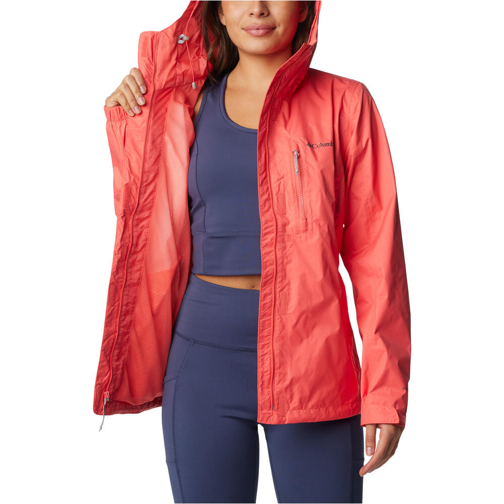 Columbia chaqueta impermeable mujer Pouring Adventure II Jacket 04