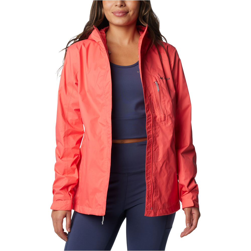 Columbia chaqueta impermeable mujer Pouring Adventure II Jacket 07