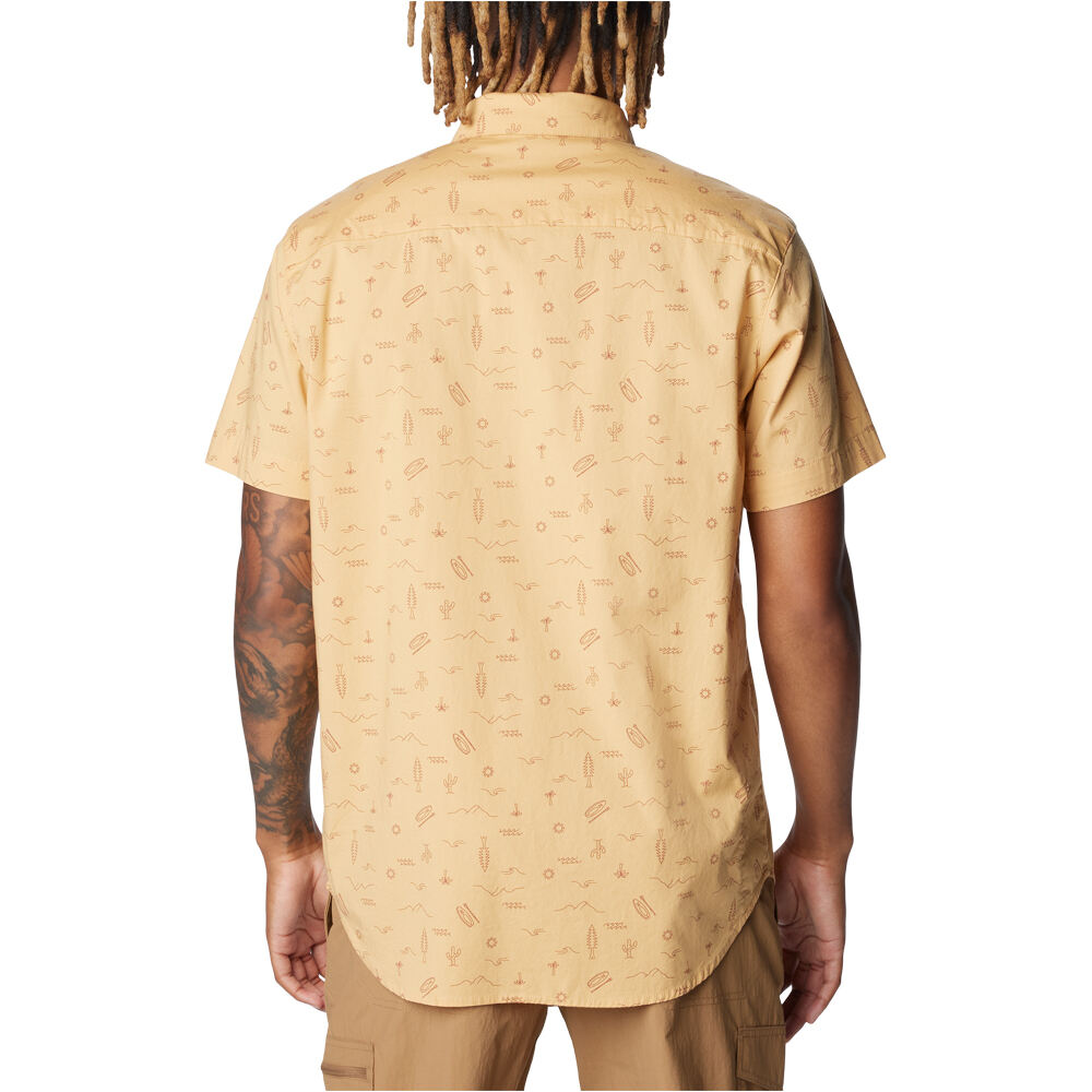 Columbia camisa montaña manga corta hombre Rapid Rivers Printed Short Sleeve Shirt vista trasera