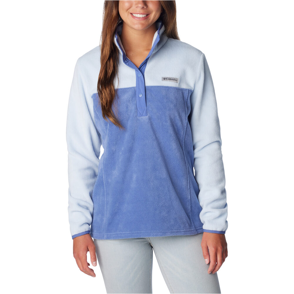 Columbia forro polar mujer Benton Springs 1/2 Snap Pullover vista frontal