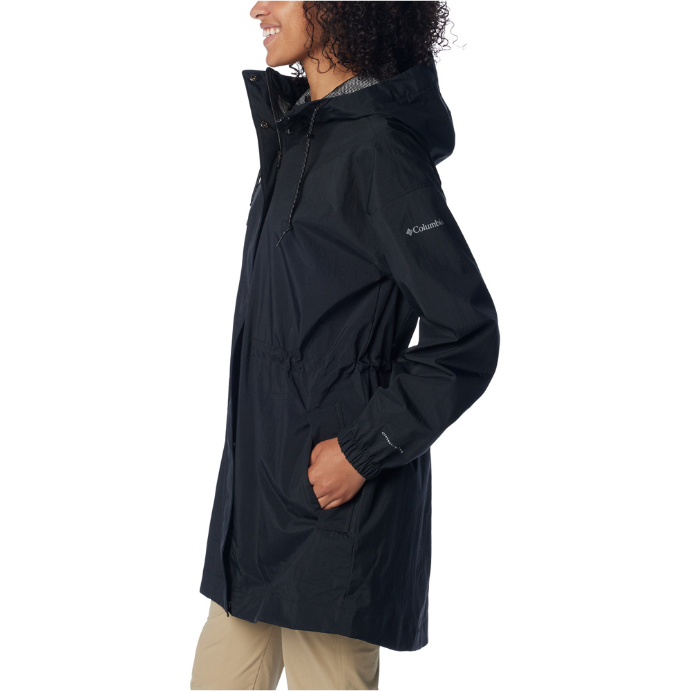 Columbia chaqueta impermeable mujer Splash Side Jacket vista detalle