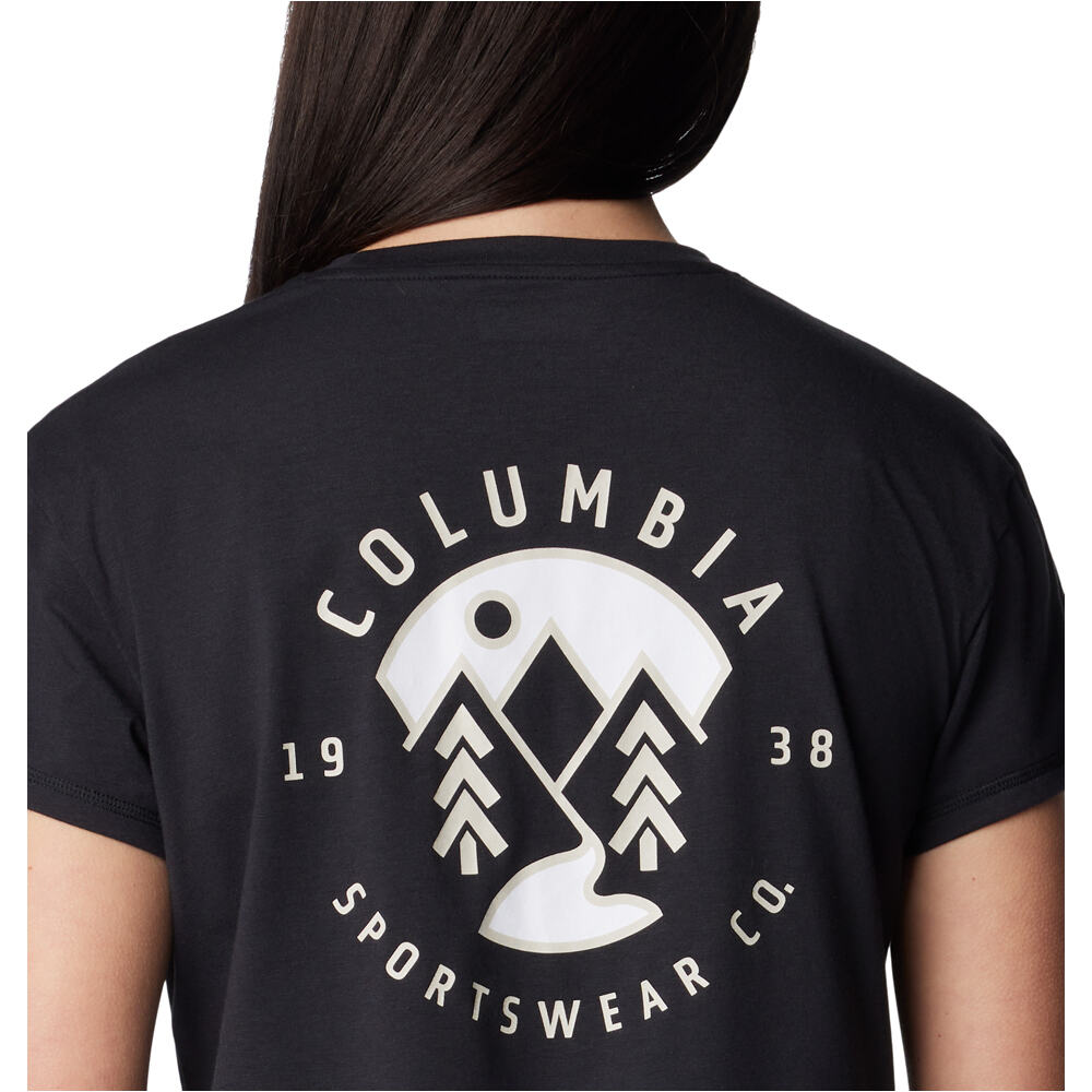 Columbia camiseta montaña manga corta mujer Sun Trek SS Graphic Tee vista detalle