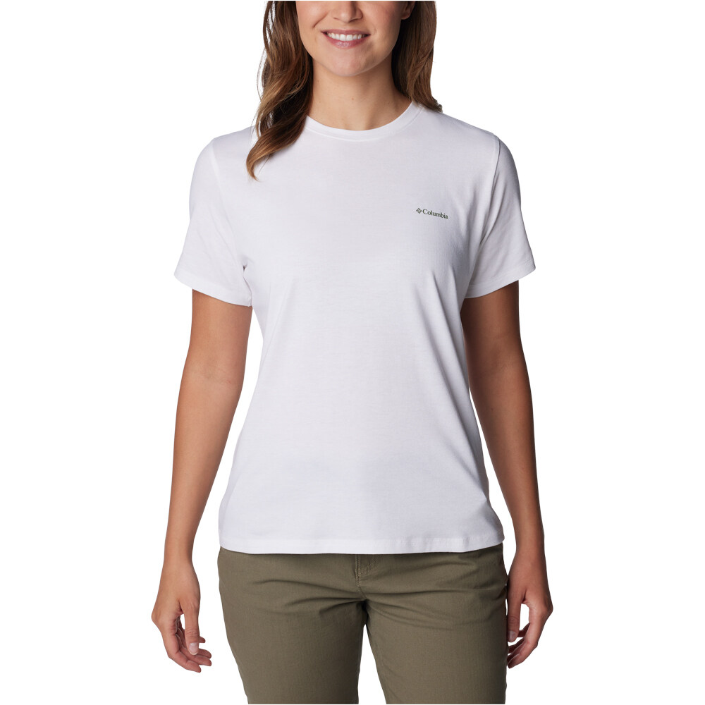 Columbia camiseta montaña manga corta mujer Sun Trek SS Graphic Tee vista frontal