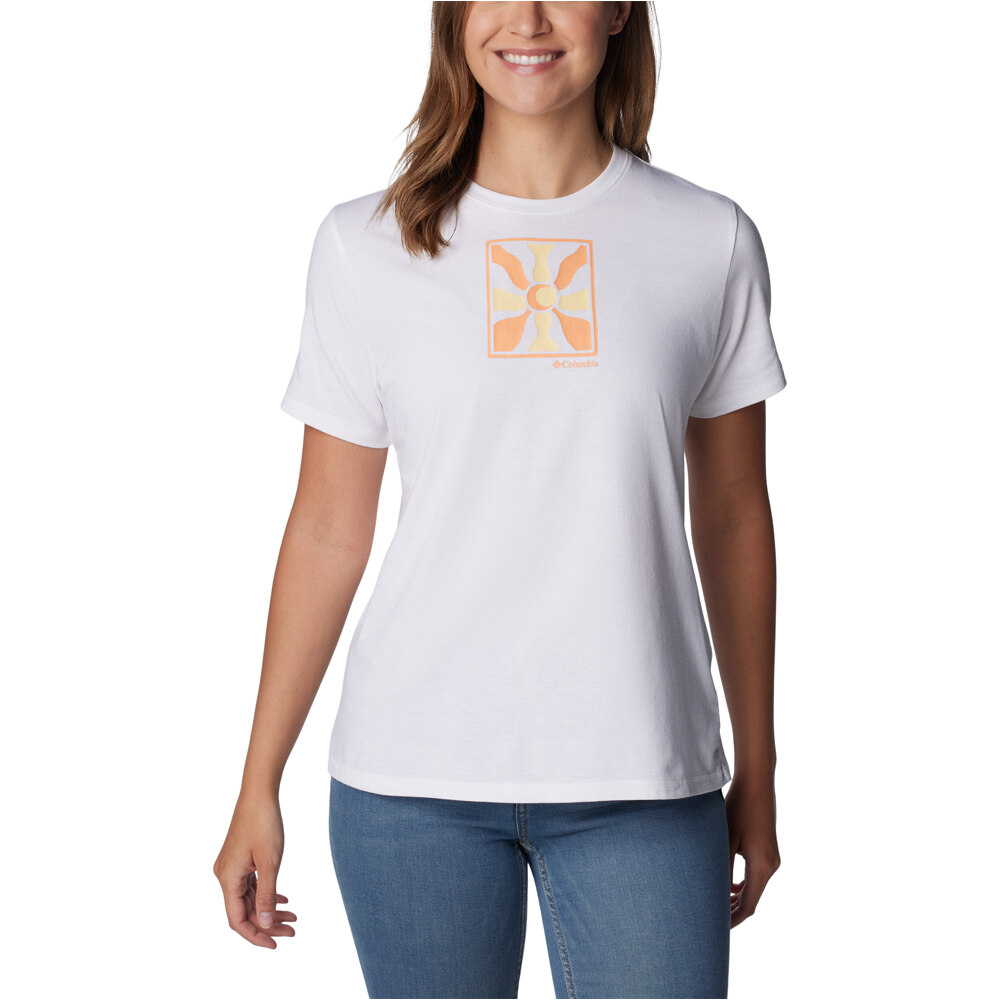 Columbia sun trek camiseta montaña manga corta mujer
