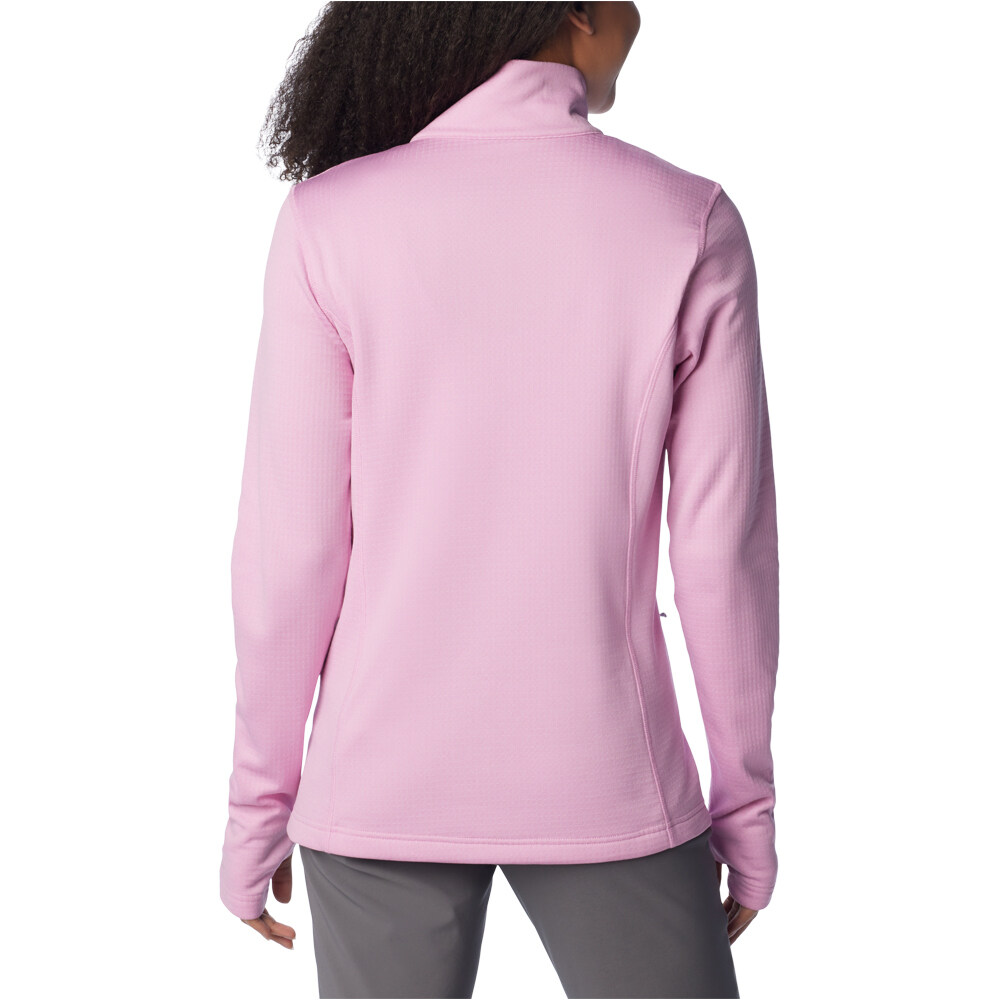 Columbia forro polar mujer W Park View Grid Fleece Full Zip vista trasera